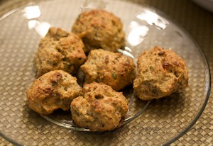 finished meatless meatballs