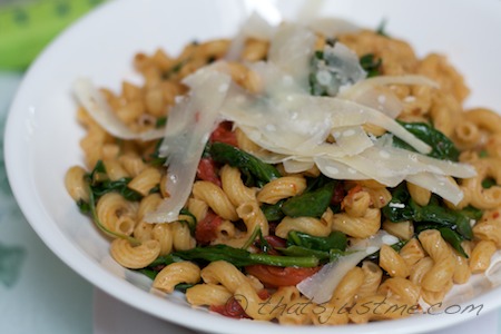 topped with parmesan reggiano cheese
