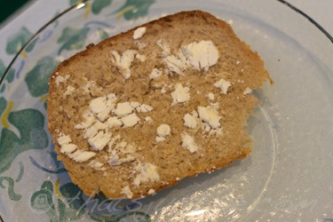 whole wheat bread made with cornmeal and barley with sesame seeds