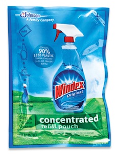 windex mini concentrated refillable pouches